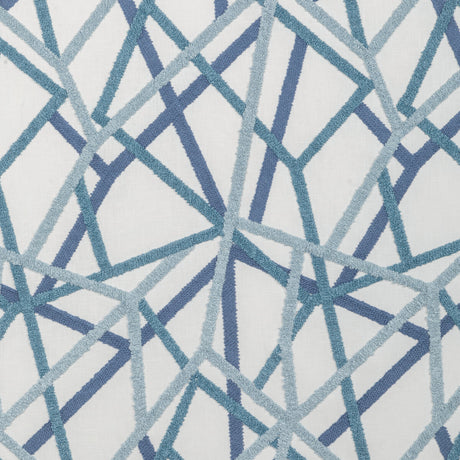 KRAVET BASICS 37301.51.0 CABLE DANCE INDIGO Fabric - Eade's Wallpaper