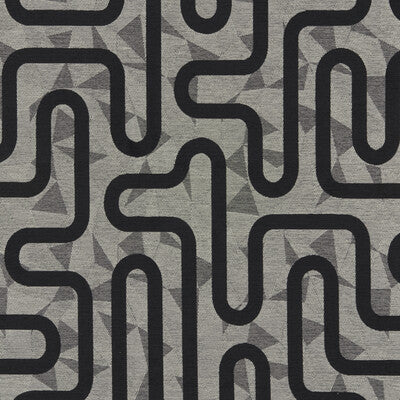 KRAVET CONTRACT 37367.8.0 ROUNDABOUT ONYX Fabric