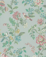 Eijffinger 375061 Willem Mint Painted Garden Wallpaper