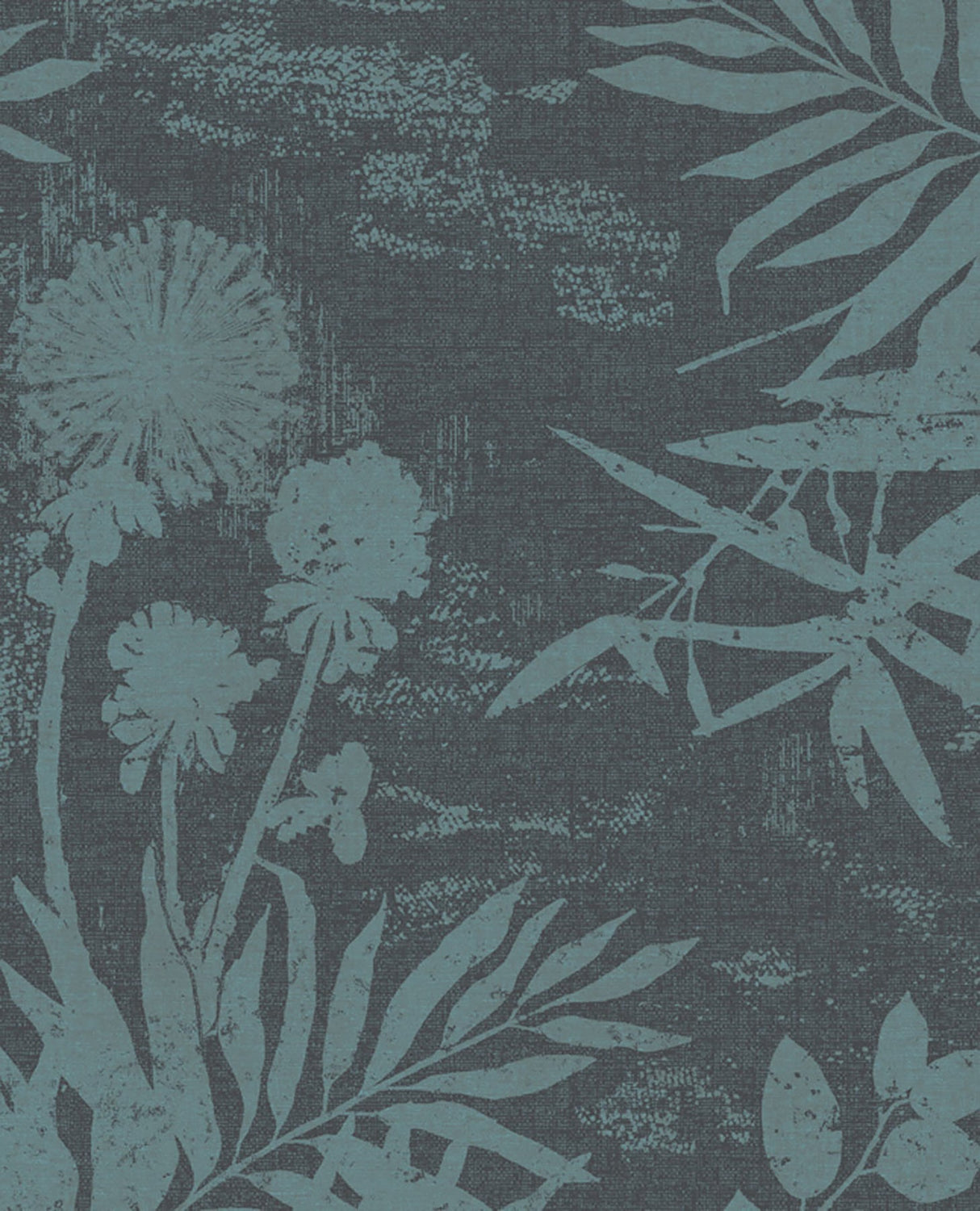 Eijffinger 379034 Hedda Turquoise Botanical Wallpaper