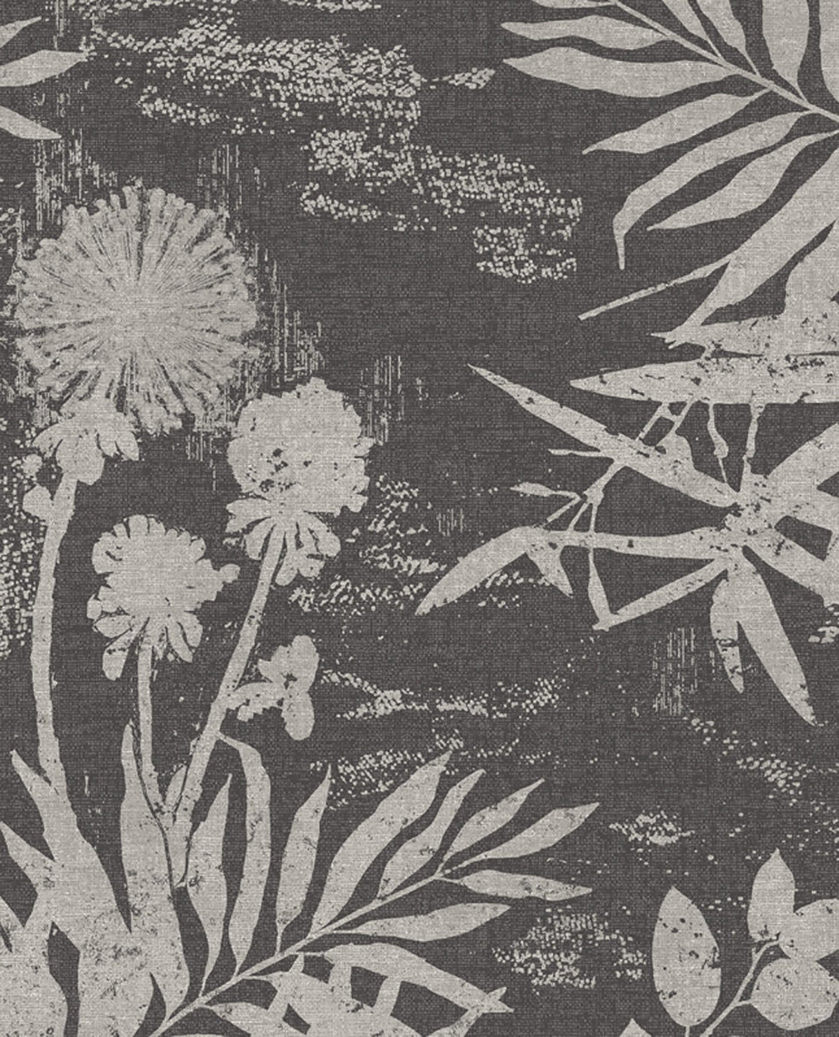 Eijffinger 379035 Hedda Black Botanical Wallpaper