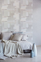 Eijffinger 379061 Eline Grey Geometric Wallpaper