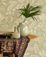 Eijffinger 391501 Arvada Sage Botanical Wallpaper