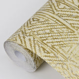 Eijffinger 391522 Longmont Gold Global Geometric Wallpaper