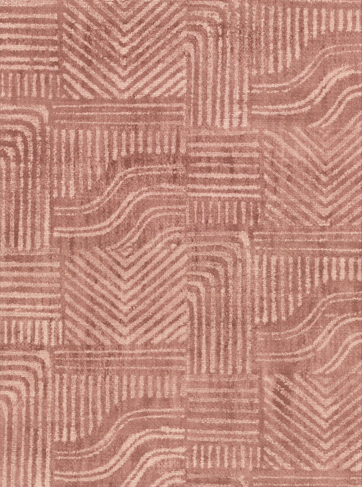 Eijffinger 391531 Pueblo Red Global Geometric Wallpaper