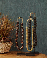 Eijffinger 391544 Bayfield Teal Weave Texture Wallpaper