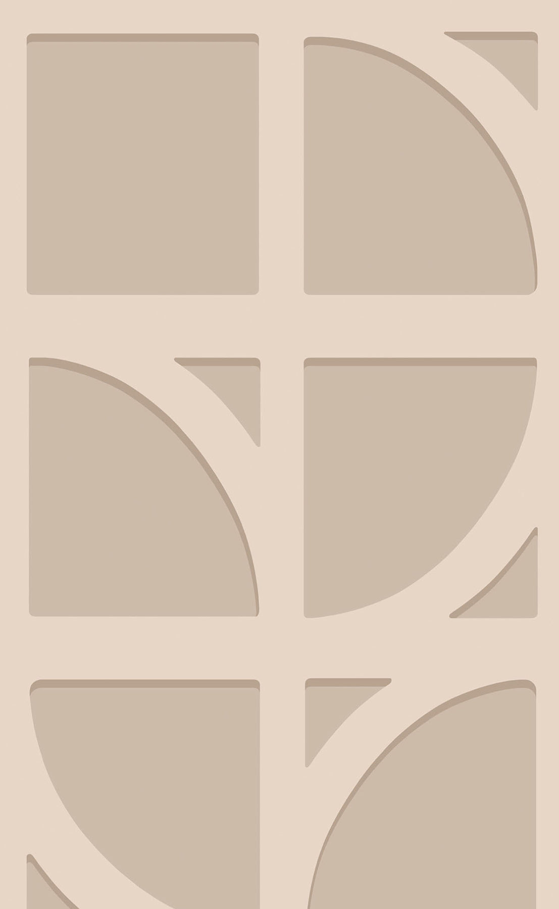 Eijffinger 395803 Shapes Blush Curved Trellis Wallpaper