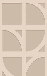 Eijffinger 395803 Shapes Blush Curved Trellis Wallpaper