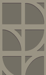 Eijffinger 395804 Shapes Dark Grey Curved Trellis Wallpaper