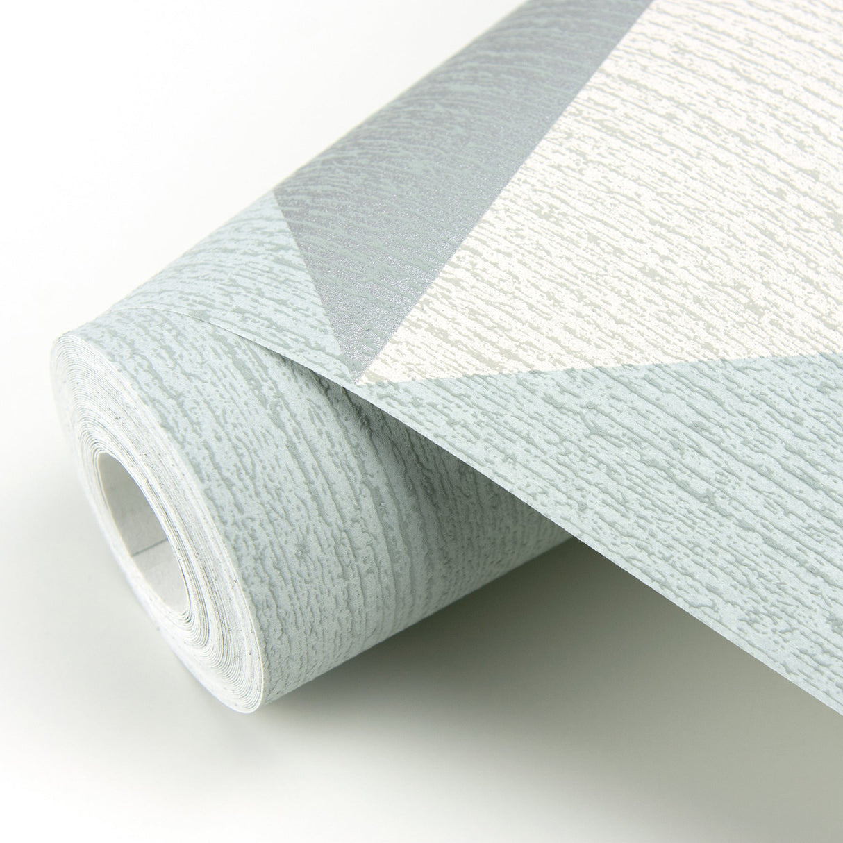 Eijffinger 395822 Diamond Light Blue Tri-Tone Geometric Wallpaper