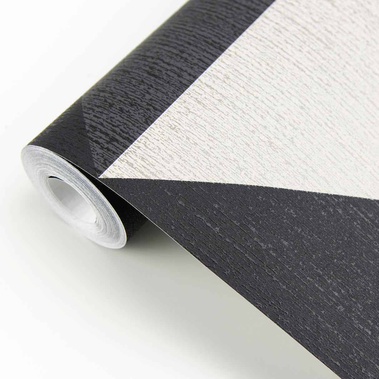Eijffinger 395823 Diamond Black Tri-Tone Geometric Wallpaper