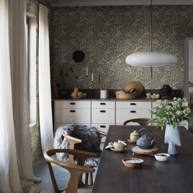 Schumacher 3969 Ã„NG in SPRUCE Wallpaper - BORÃ…STAPETER