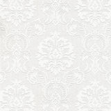 Brewster 4000-32808 Plouf White Damask Paintable Wallpaper