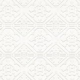 Brewster 4000-93996 Brooklyn White Tin Paintable Wallpaper