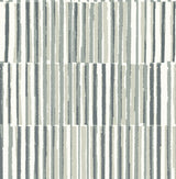 A-Street Prints 4014-26415 Sabah Slate Stripe Wallpaper