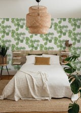 A-Street Prints 4014-87558 Aida Green Potted Plant Wallpaper