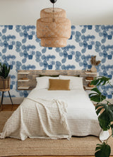 A-Street Prints 4014-87559 Aida Blue Potted Plant Wallpaper
