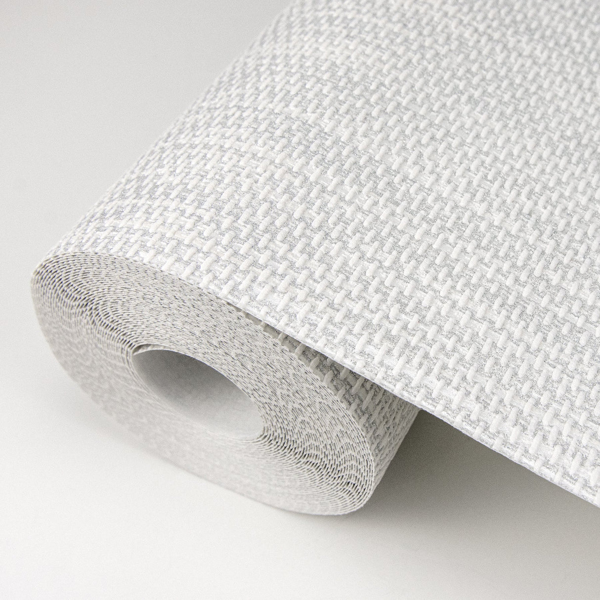 Advantage 4015-3443-11 Cahaya White Woven Wallpaper