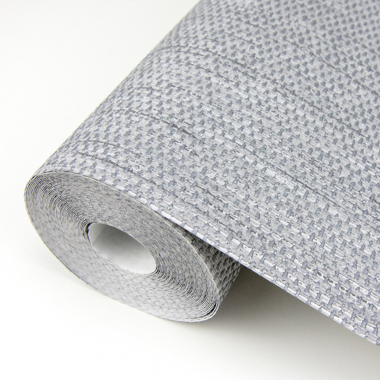 Advantage 4015-3443-28 Cahaya Silver Woven Wallpaper