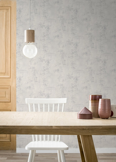 Advantage 4015-426304 Osborn Light Grey Distressed Texture Wallpaper