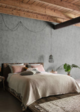 Advantage 4015-426328 Osborn Charcoal Distressed Texture Wallpaper