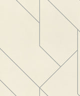 Advantage 4015-427424 Pollock White Gilded Geometric Wallpaper