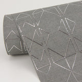 A-Street Prints 4019-86405 Paititi Sterling Diamond Trellis Wallpaper