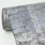 A-Street Prints 4019-86407 Pele Silver Distressed Wallpaper