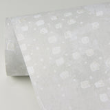 A-Street Prints 4019-86412 Felsic Platinum Studded Cube Wallpaper