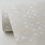 A-Street Prints 4019-86413 Felsic Cream Studded Cube Wallpaper
