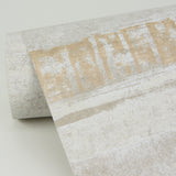 A-Street Prints 4019-86416 Rakasa Gold Distressed Stripe Wallpaper