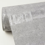 A-Street Prints 4019-86418 Rakasa Pewter Distressed Stripe Wallpaper