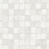 A-Street Prints 4019-86419 Varak Platinum Checkerboard Wallpaper