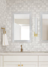 A-Street Prints 4019-86419 Varak Platinum Checkerboard Wallpaper