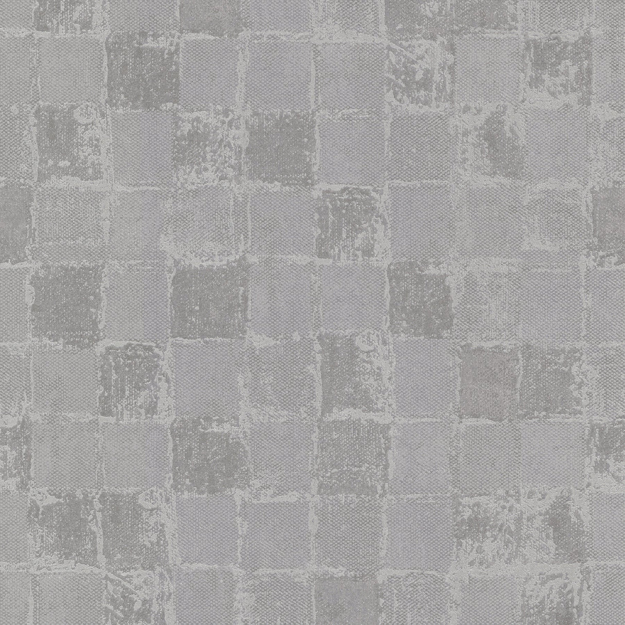 A-Street Prints 4019-86421 Varak Silver Checkerboard Wallpaper