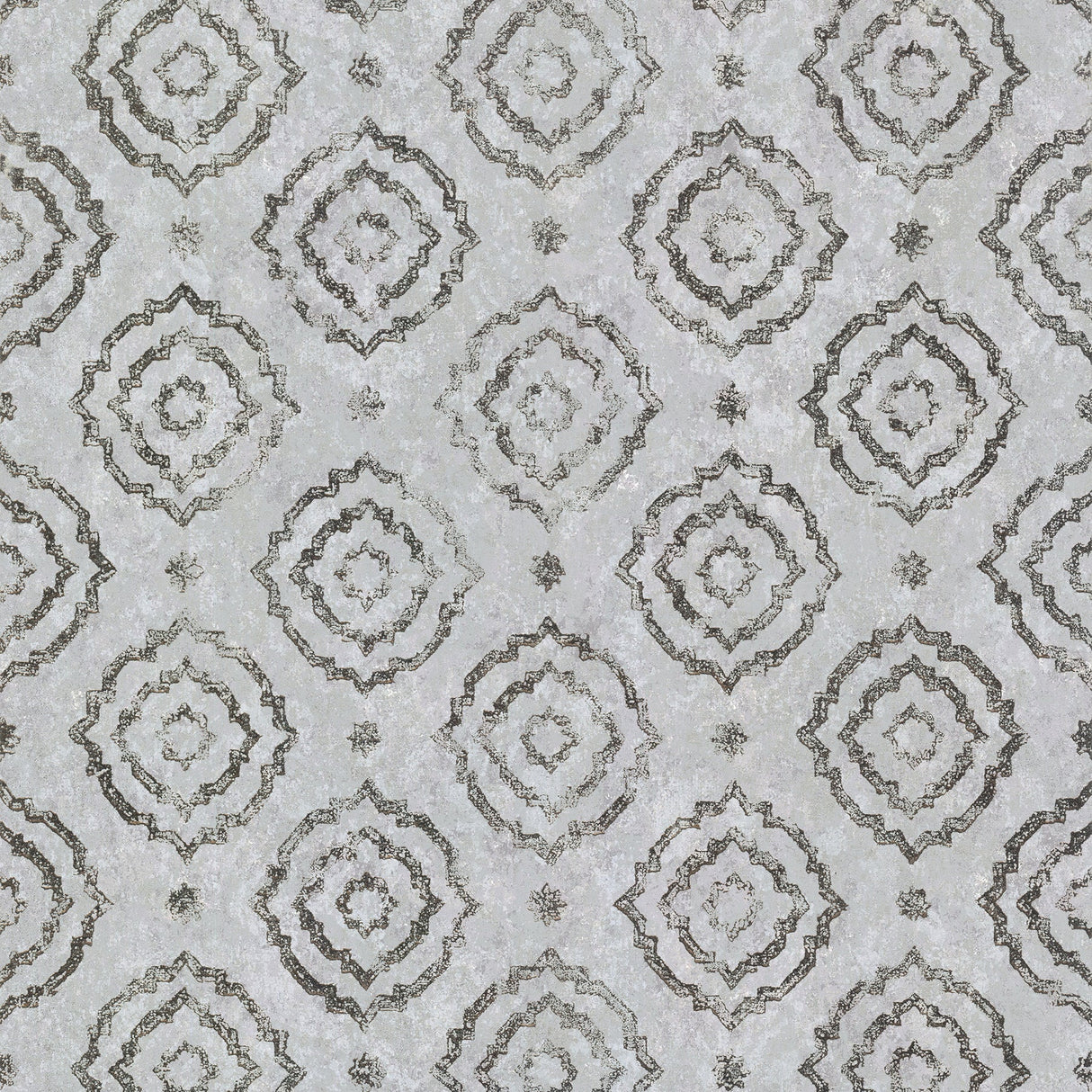 A-Street Prints 4019-86425 Uma Silver Star Medallion Wallpaper