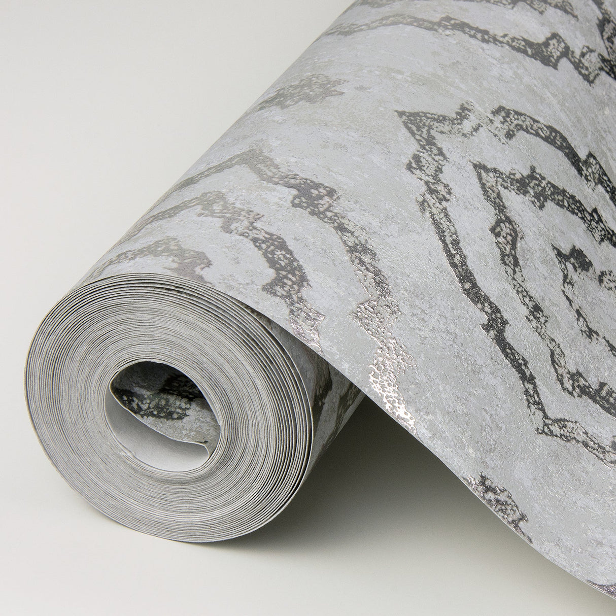 A-Street Prints 4019-86425 Uma Silver Star Medallion Wallpaper