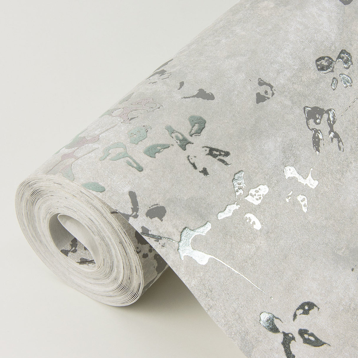 A-Street Prints 4019-86427 Arian Silver Inkburst Wallpaper