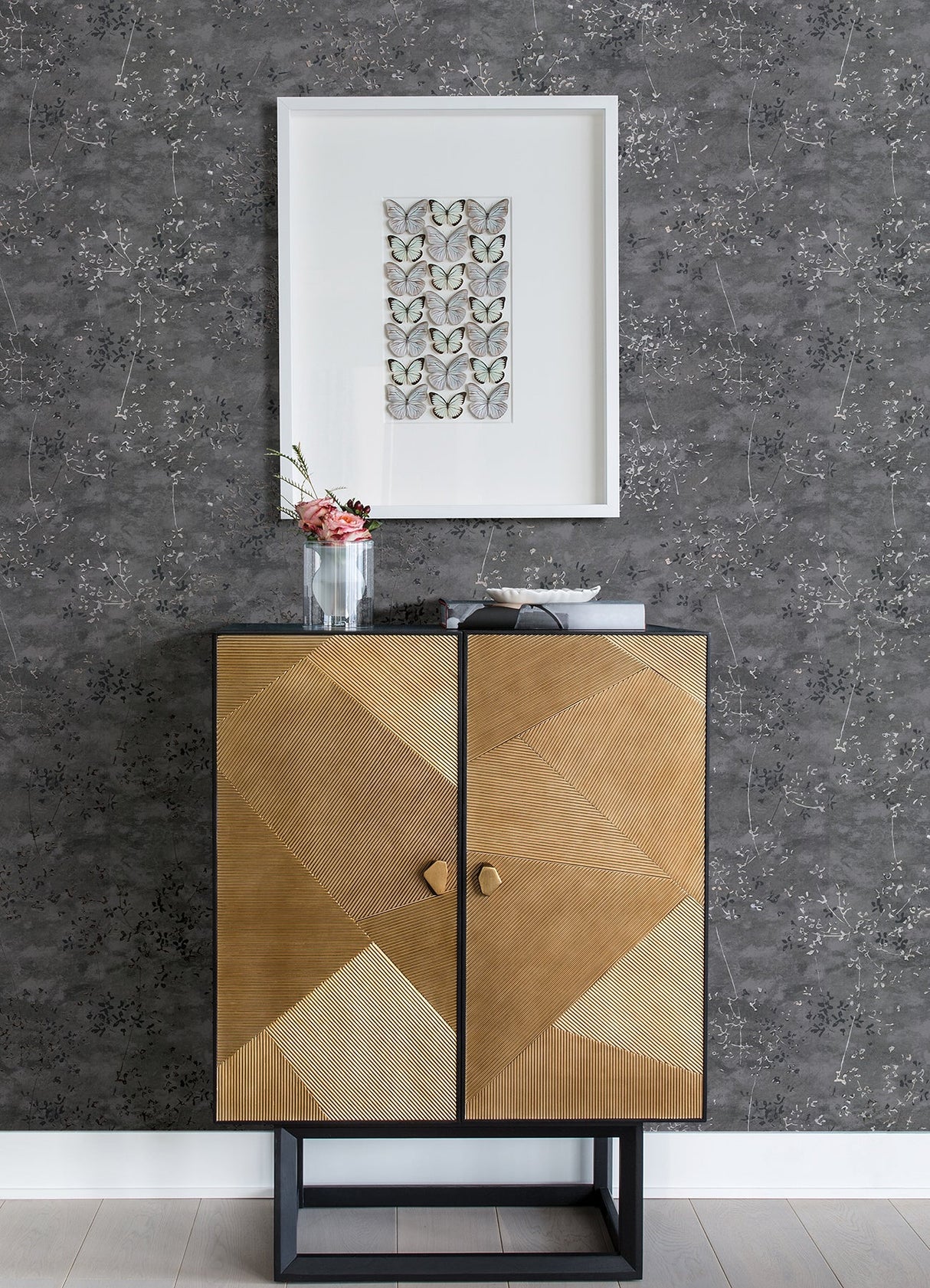 A-Street Prints 4019-86431 Arian Sterling Inkburst Wallpaper