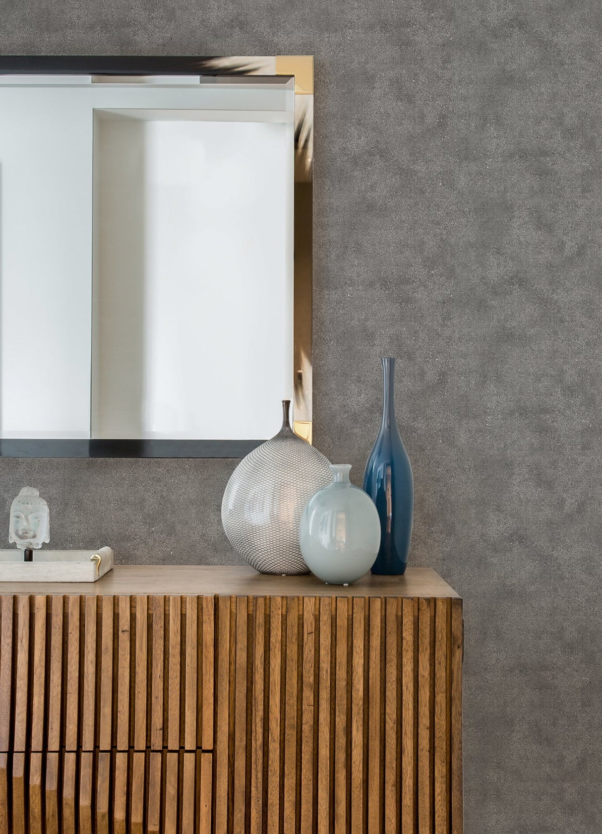A-Street Prints 4019-86435 Cibola Pewter Stone Wallpaper