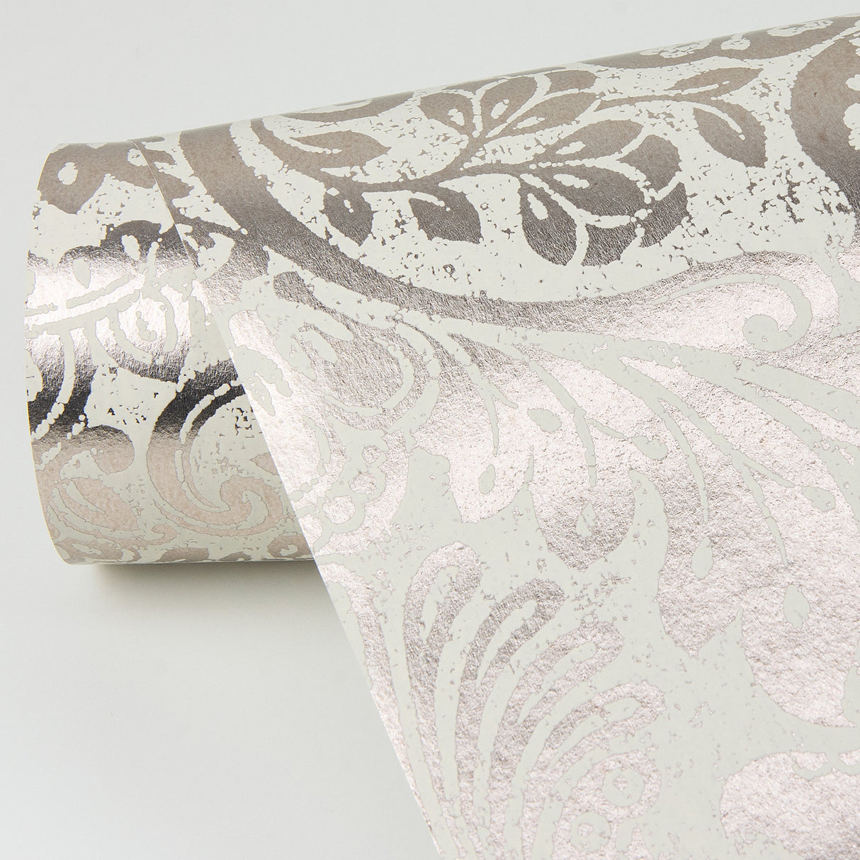 A-Street Prints 4019-86445 Artemis Rose Gold Floral Damask Wallpaper