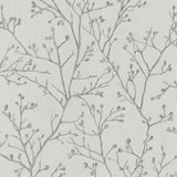 A-Street Prints 4019-86456 Koura Platinum Budding Branches Wallpaper