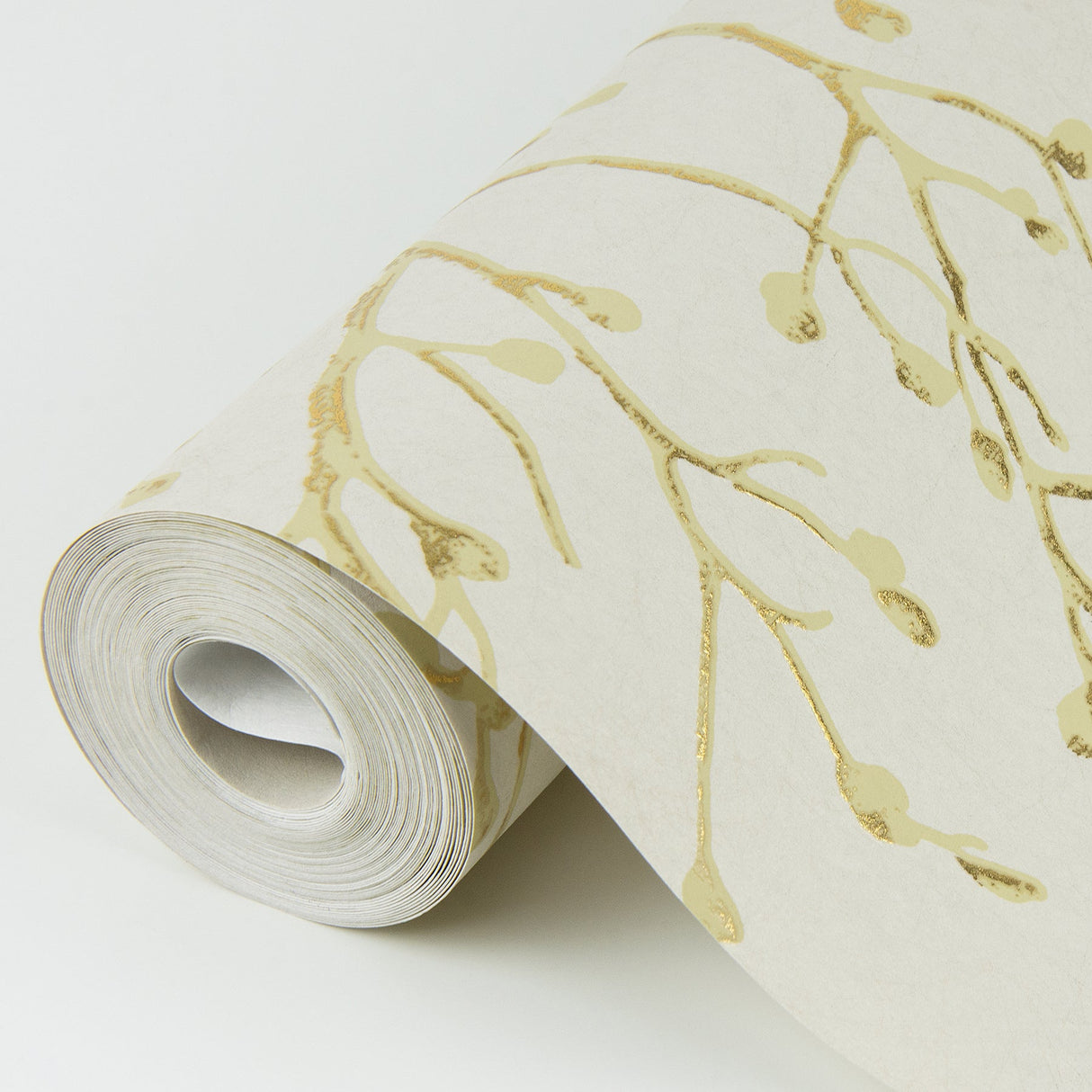 A-Street Prints 4019-86457 Koura Gold Budding Branches Wallpaper