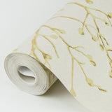 A-Street Prints 4019-86457 Koura Gold Budding Branches Wallpaper
