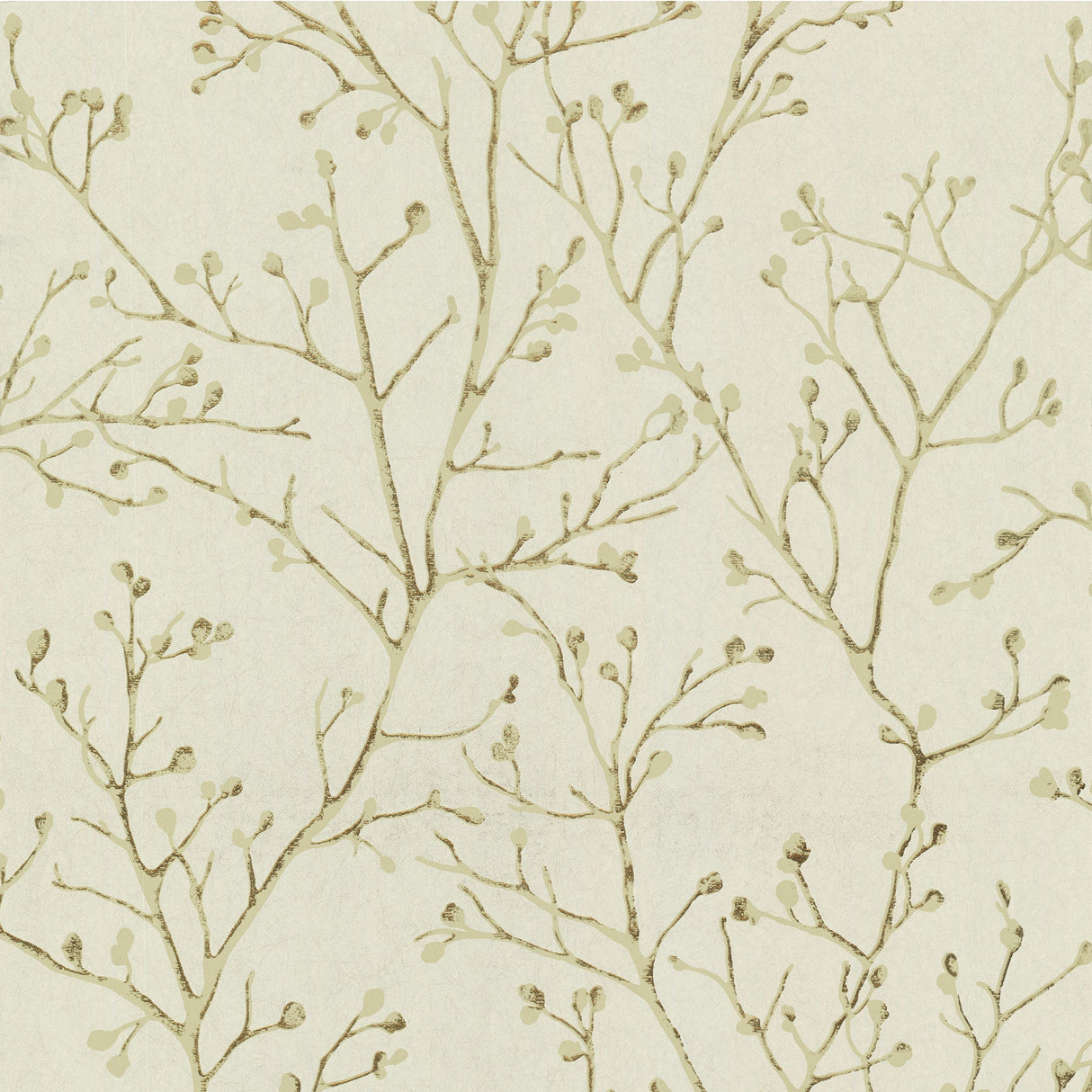 A-Street Prints 4019-86457 Koura Gold Budding Branches Wallpaper