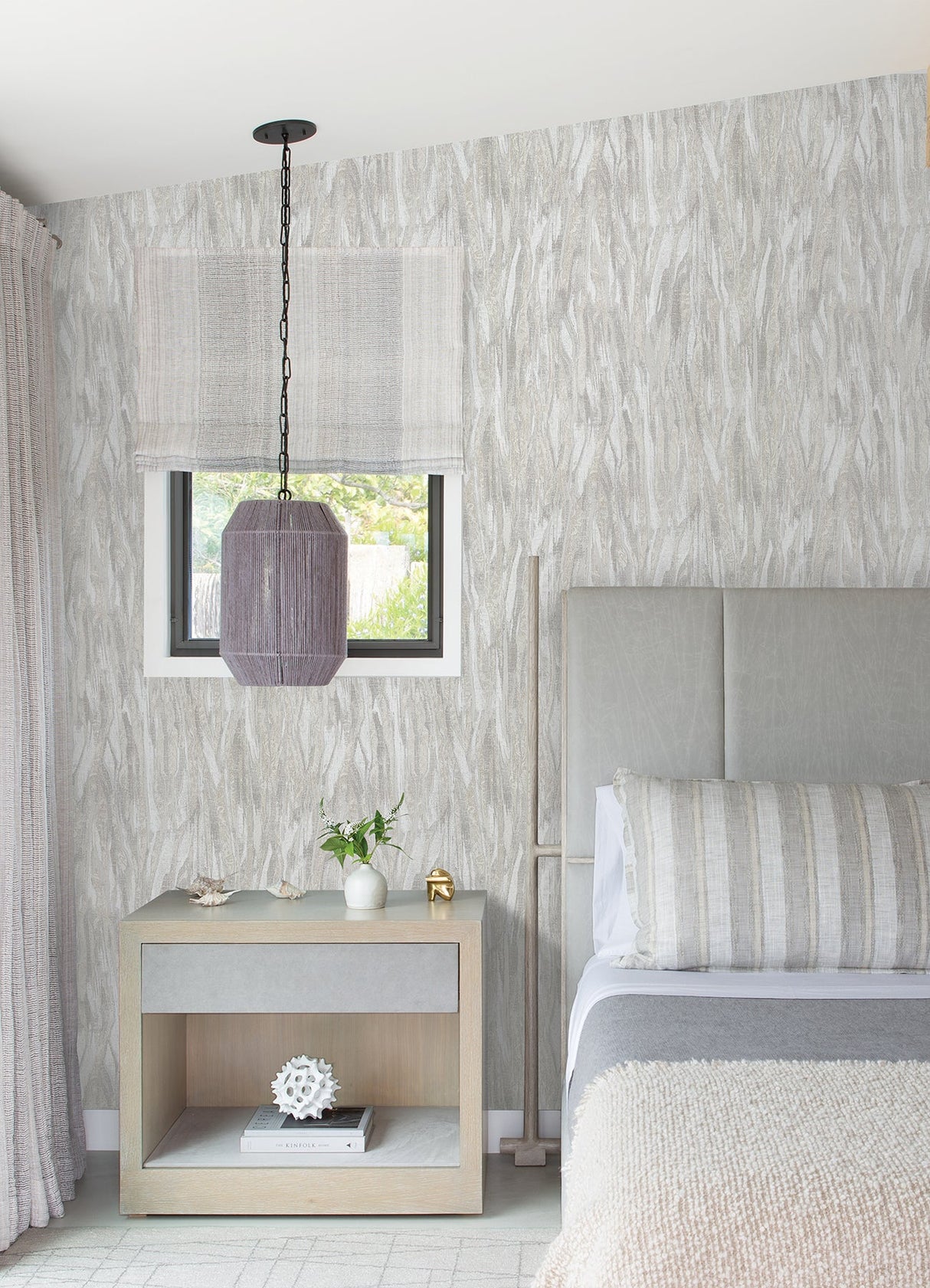 A-Street Prints 4019-86485 Suna Silver Woodgrain Wallpaper