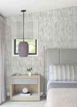 A-Street Prints 4019-86485 Suna Silver Woodgrain Wallpaper