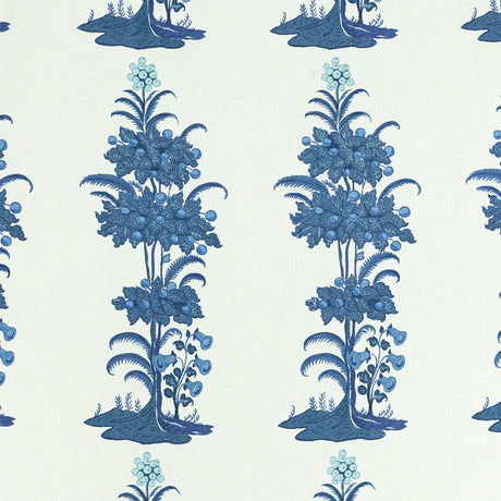 Schumacher 401B39 MANDARIN in DELFT Fabric - RAOUL TEXTILES