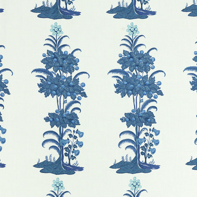 Schumacher 401B39 MANDARIN in DELFT Fabric - RAOUL TEXTILES