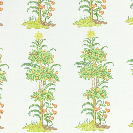 Schumacher 401B42 MANDARIN in LIME Fabric - RAOUL TEXTILES